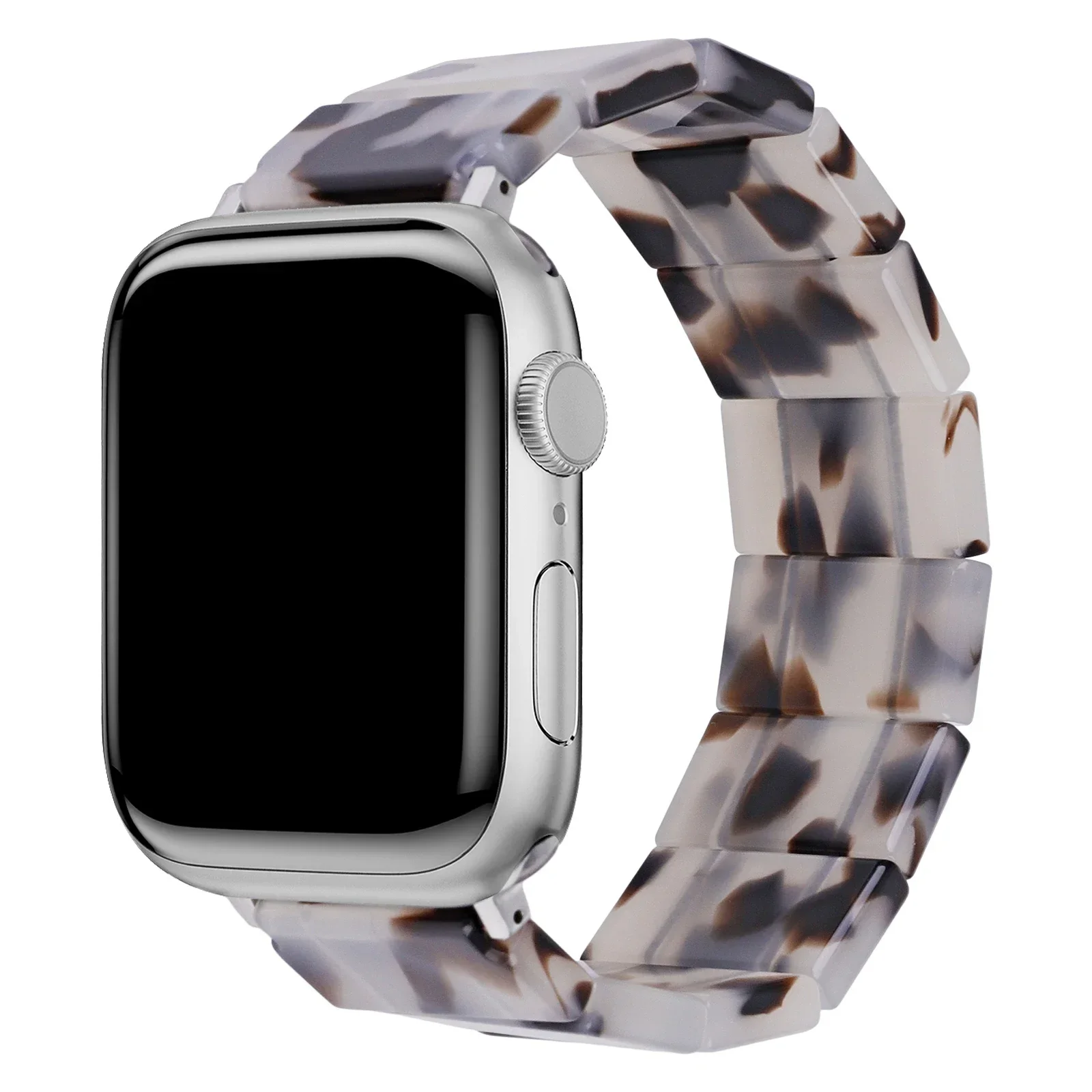 Resin Strap For Apple Watch Band Ultra 49mm 41mm 46/42mm 45mm 44mm 40mm Bracelet For iWatch Series 10 9 8 7 6 SE 5 4 Women strap