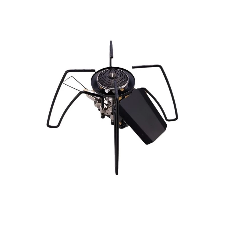 

Black spider folding cassette stove, camping barbecue stove gas stove
