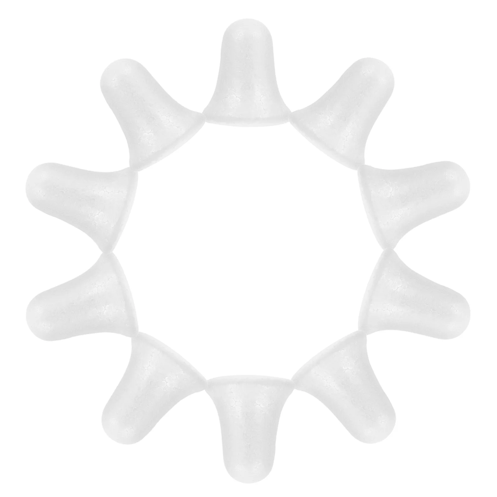 

10Pcs Solid Foam Bells Christmas Hanging Ornaments DIY Bell Shape Pendant Xmas Tree Decor Graffiti Painting Coloring