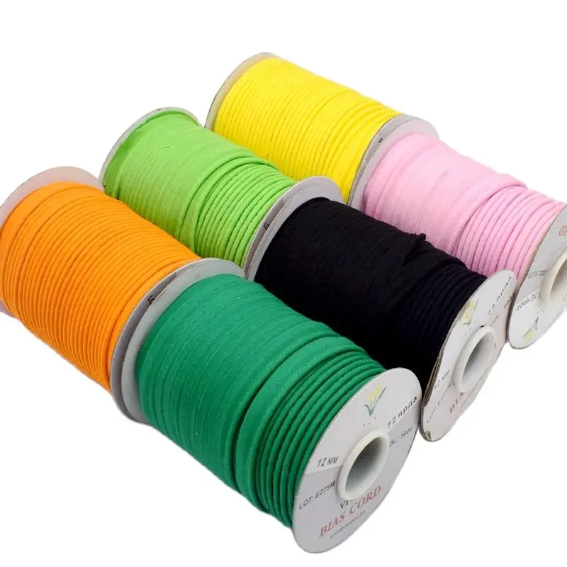القطن التحيز الأنابيب الحبل الشريط ملزمة 1/2 "(12 مللي متر) DIY بها بنفسك خليط الملابس الخياطة صنع المنسوجات المنزلية الفراش
