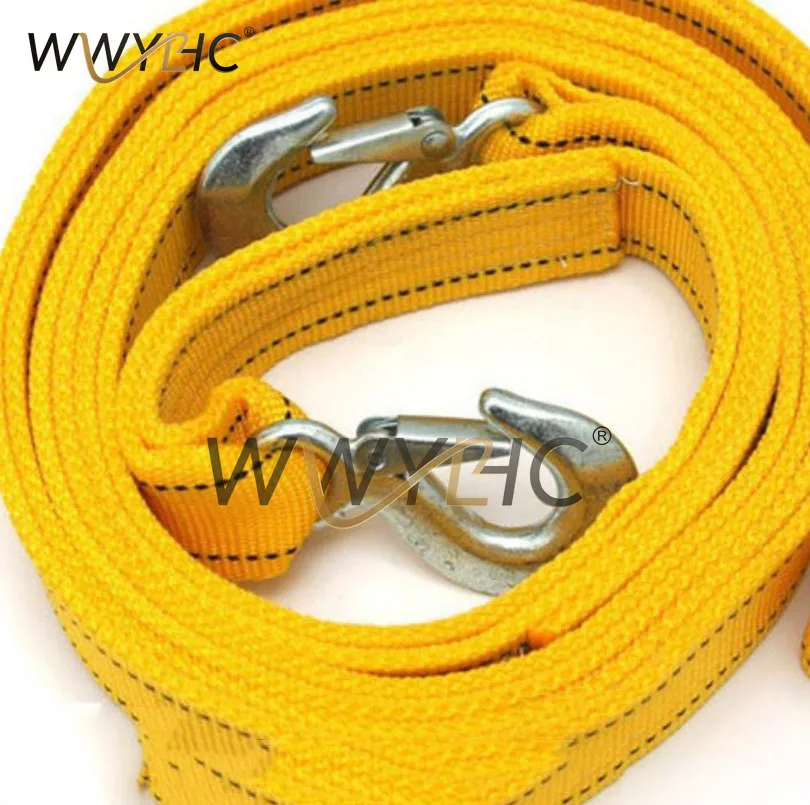 5 Ton 4 Meter Tow Rope For Truck Snatch Strap Off-road Towing Ropes Trailer Winch Cable Belt Car Traction