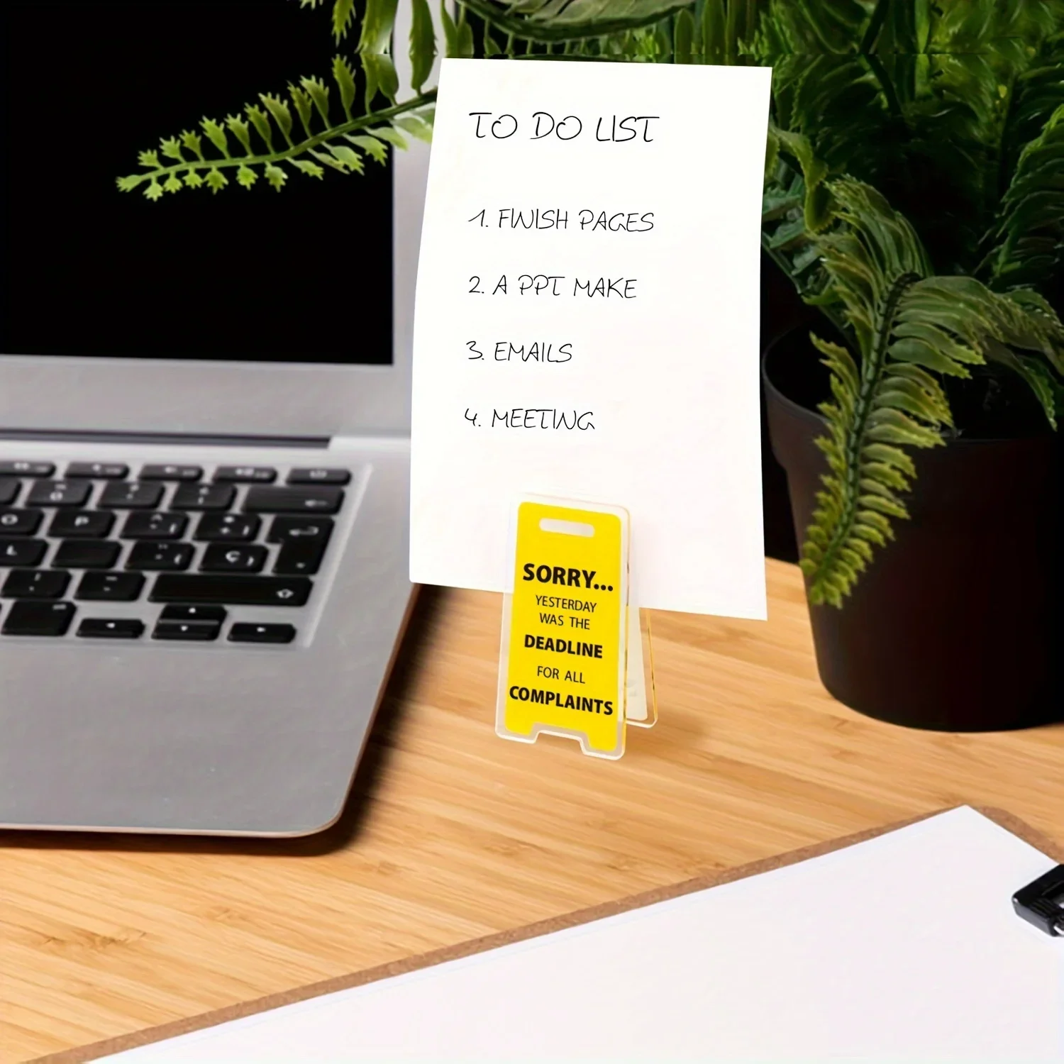 

Веселый акриловый настольный знак «Sorry, Yesterday Was The Deadline для всех Complaints», забавный аксессуар для декора офиса и рабочего стола