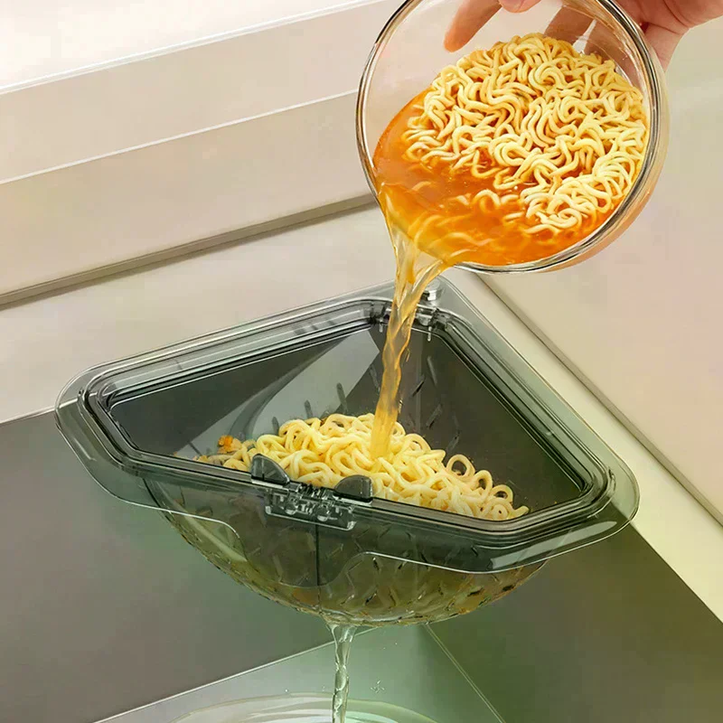 Separate Anti-leak Sink Drain Basket Filter Quickly Detachable Openable Bottom Cover Kitchen Sink Filter Strainer Magnetic