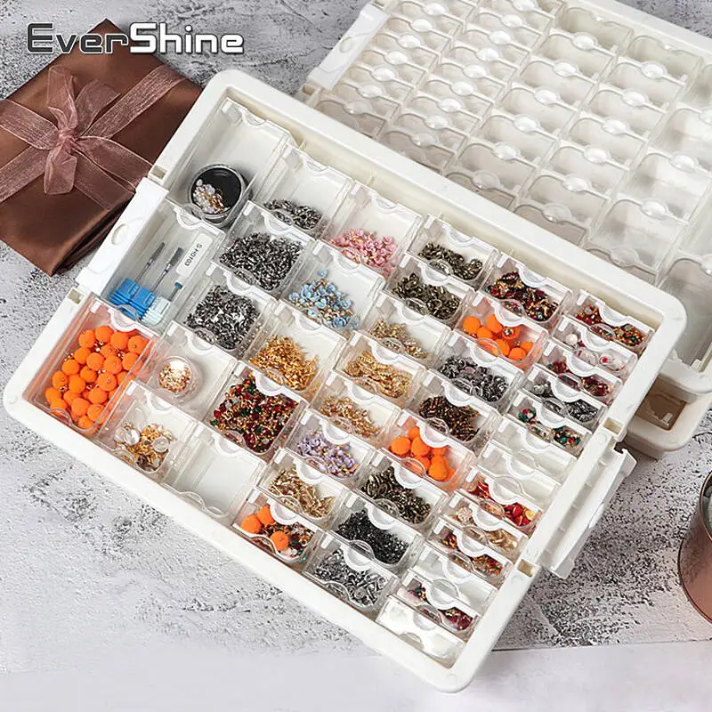 

Evershine Diamond Painting Tool Accessories Diamond Mosaic Storage Box Drill Containers Beads DIY Art Making Handicraft Hobby