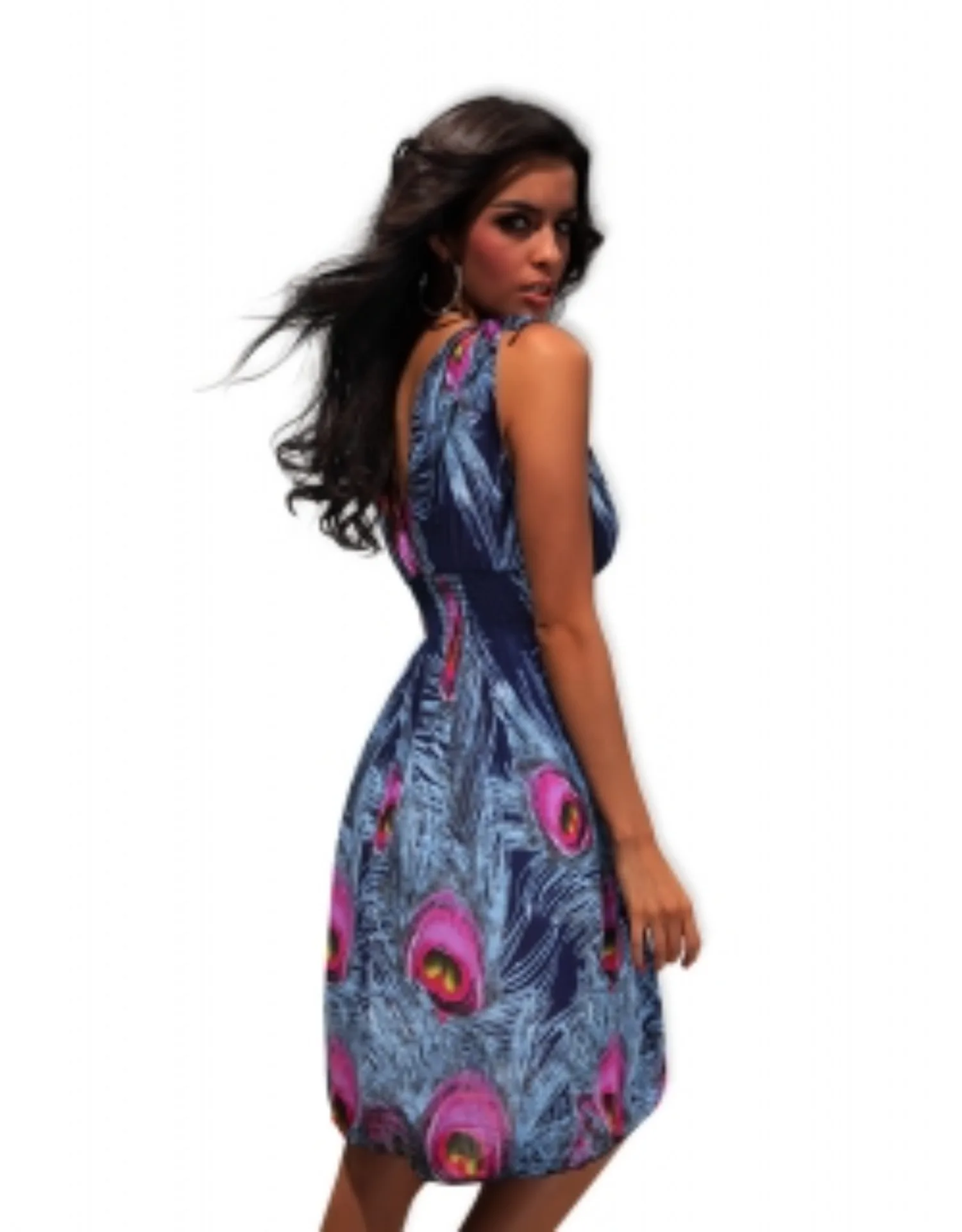 Robe longue d'été style Boho pour femmes, décontractée, sans manches, col carré, florale, Aline, smockée, robes de plage, 2025