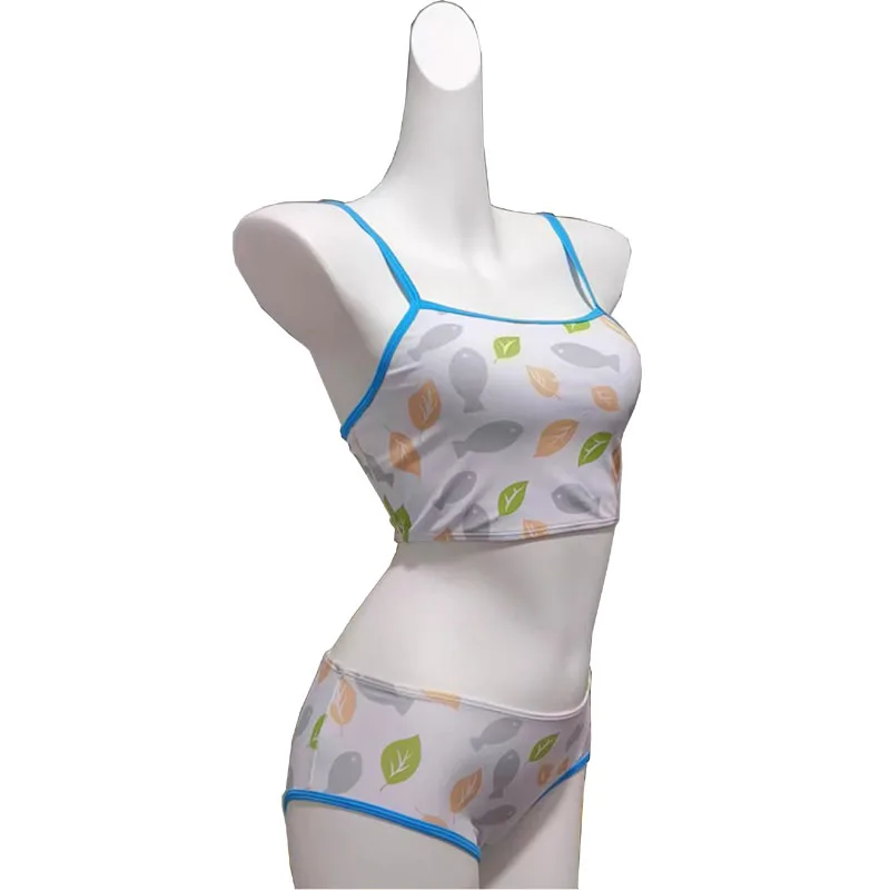 Anime jeu bleu archives maillots de bain été natation Cutecore Kasumisawa Miyu Cosplay Bikini ensemble deux pièces maillots de bain