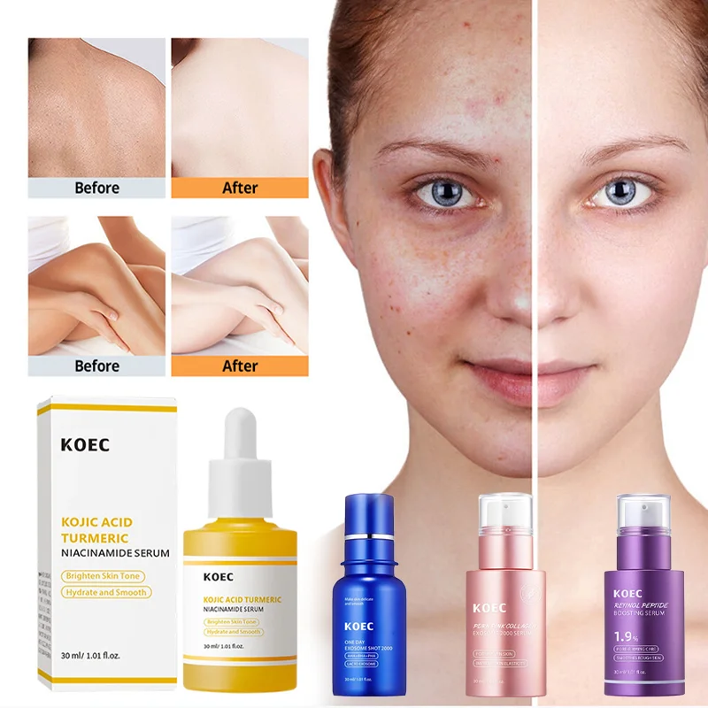 

Polypeptide Collagen Essence Turmeric Blue Micro-needle Facial Essence Acne Control Oil Hydration Lift Tighten Korean Essence