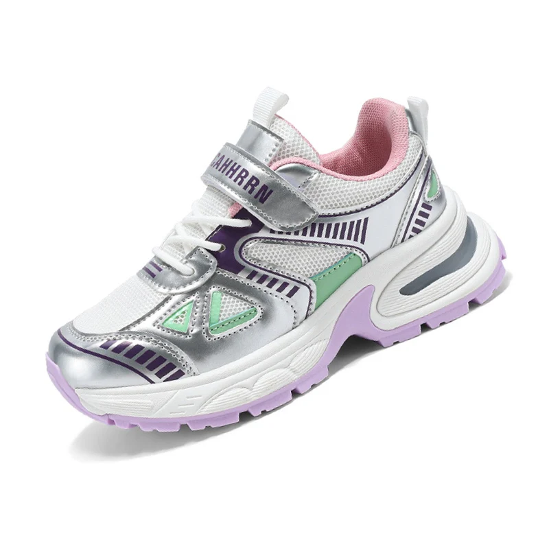 Chaussures de sport respirantes coordonnantes pour enfants, baskets de course pour enfants, chaussures de marche décontractées pour garçon, populaire