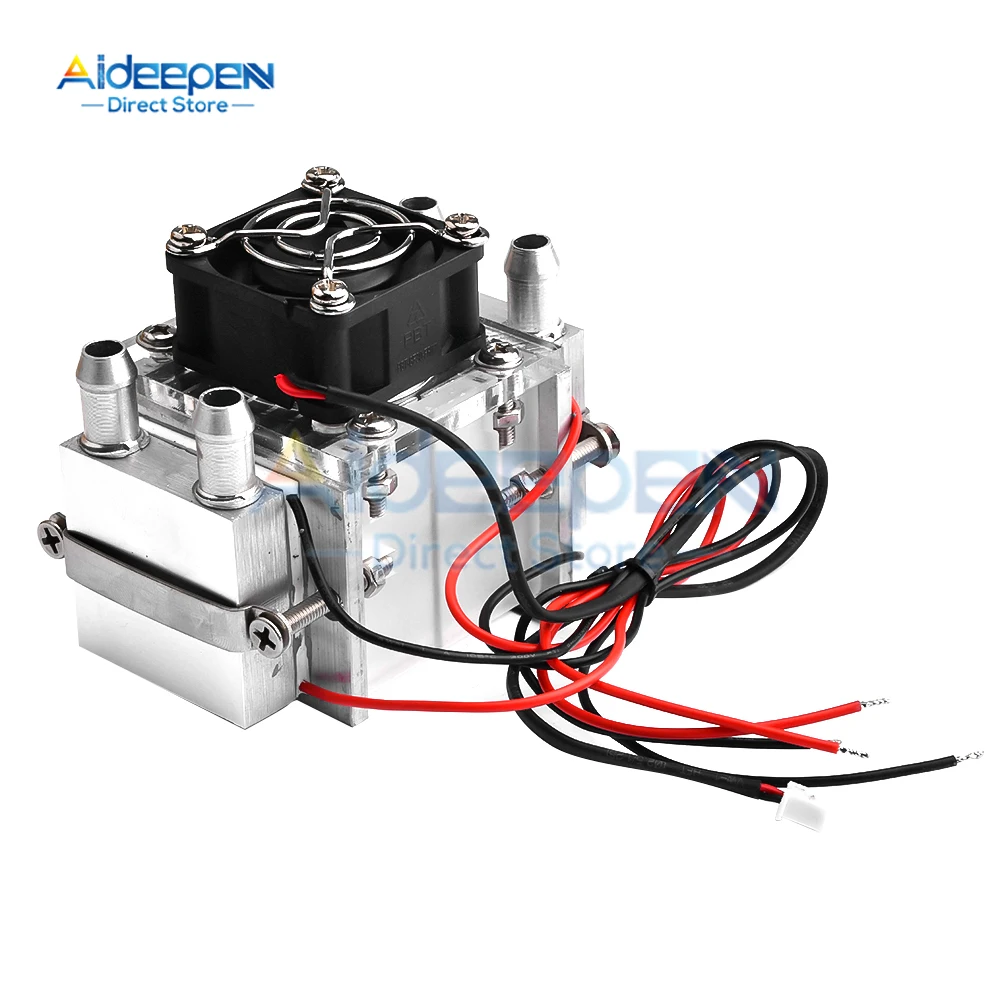 1Pcs Diy DC 12V 12A 140W Tec Peltier Semiconductor Refrigerator Water Cooling Air Conditioning Mechanism For Cooling And Fan