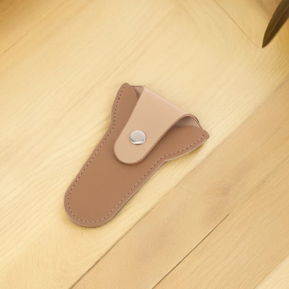 2 قطعة حقيبة القراص للبشرة PU المشذبة مقص أظافر الحقيبة تصميم مريح للحقيبة مقص التهيأ المهنية والشخصية #2