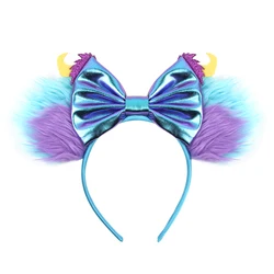 2024 Cosplay Sullivan Mouse Ears Headband For Girls Adult Festival Party 5