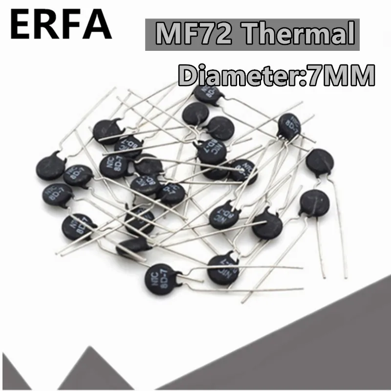 10pcs MF72 9 Resistor Térmica mm 3D-9 3R 5D-9 5R 8D-9 8R 10D-9 10R 12D-9 12R 16D-9 16R 20D-9 20R 22D-9 22R 33D-9 33R 50D-9 50R