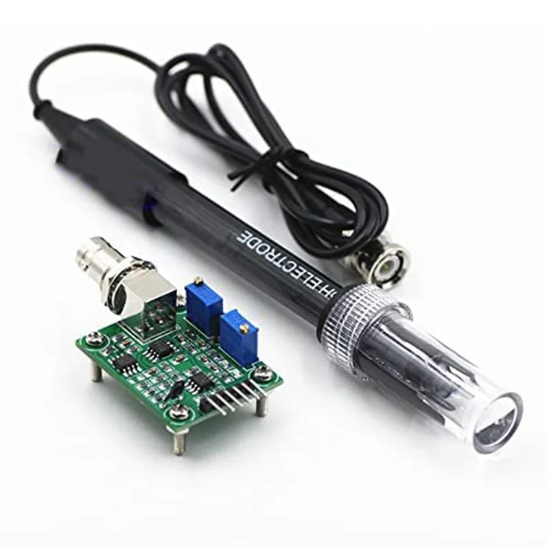 

Durable-UNO, датчик PH для комплекта Arduino, включая модуль датчика обнаружения значения PH0-14 + электродный зонд с подключением BNC, UNO, PH Sen