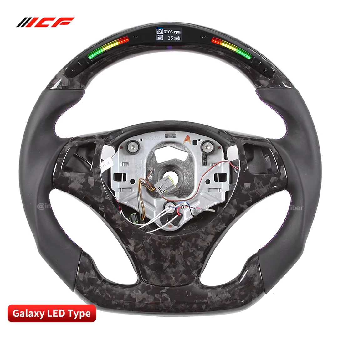 

For BMW E90 Carbon Fiber LED Steering Wheel Galaxy Pro LED Data Display Screen