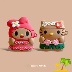 Étuis en silicone Kitty pour Airpods 1, 2, merveilleuse Airpods, coque de protection, écouteurs sans fil Bluetooth, housse de charge pour Airpods Pro 2, mignon