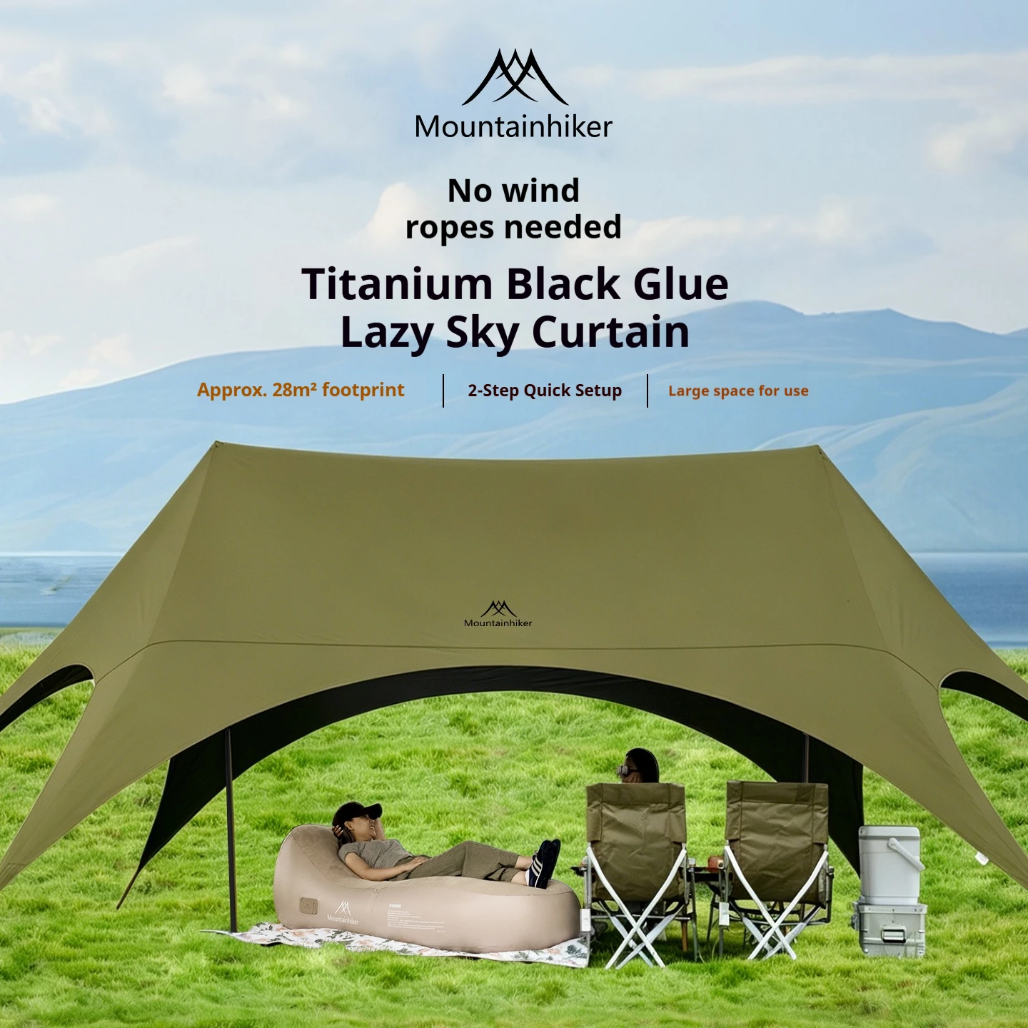 Hammock Rain Tarp - Telo da Campeggio Impermeabile Anti-UV in