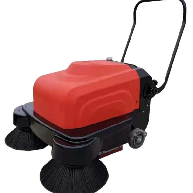 

Hand push electric sweeper Sweeper Warehouse garbage dust spray vacuum cleaner Efficient cleaning