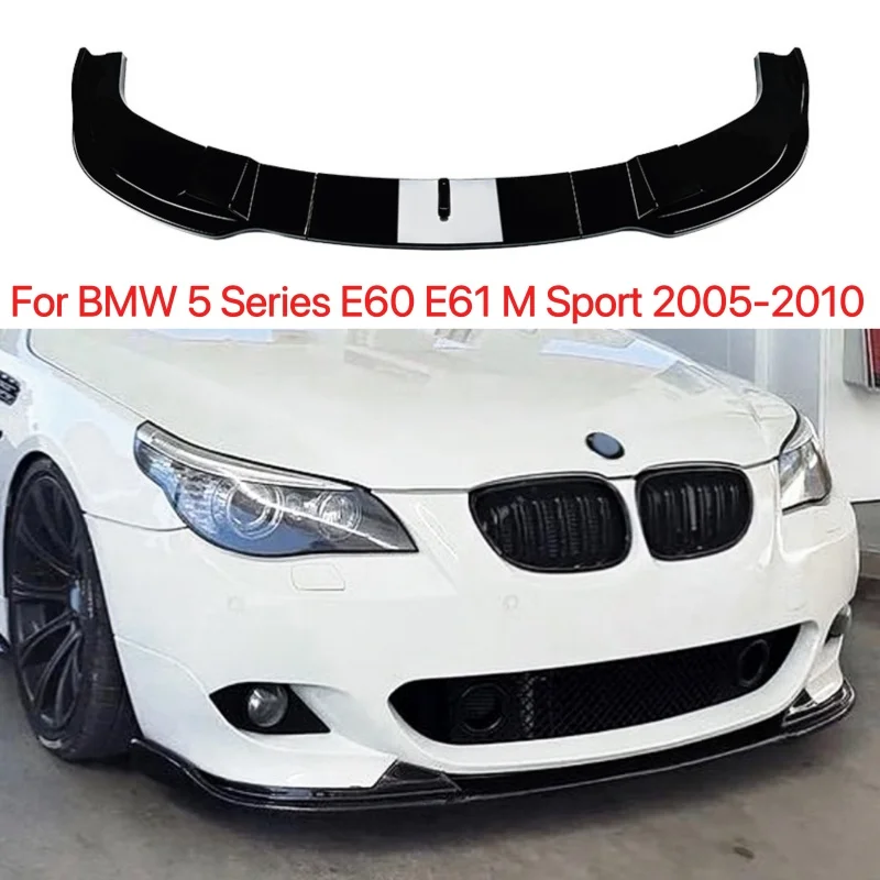 

Сплиттер для губ переднего бампера BMW 5 Series E60 E61 5 Series 525i 530i 540i 550i M Sport 2005-2010