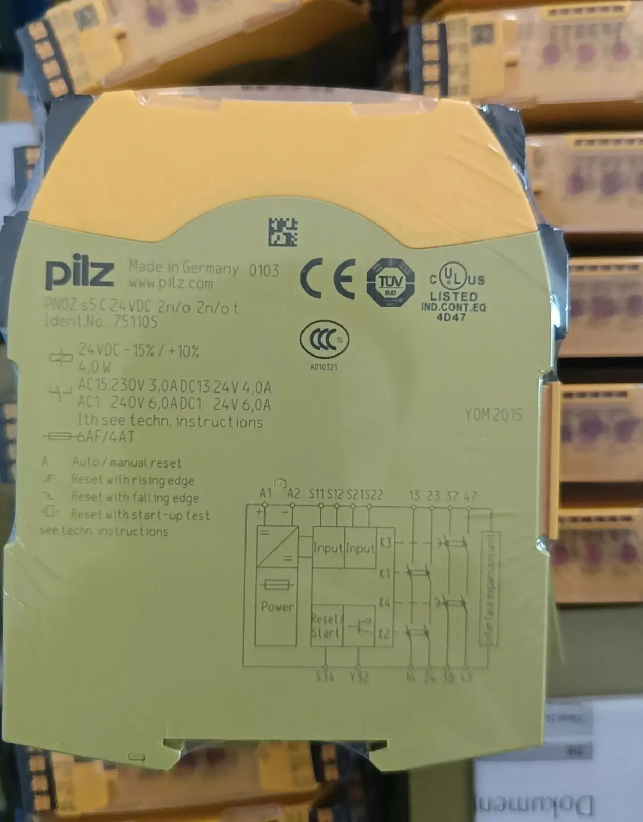 1pcs Brand new PILZ PNOZ s5 C 24VDC 2n/o 2n/o t 751105 Rapid delivery##