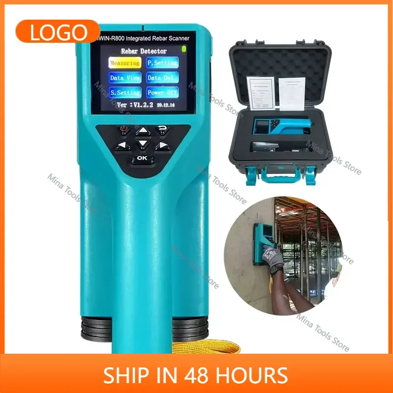 Concrete Pachometer Finding Metal Rebar Detector Locator Scanner