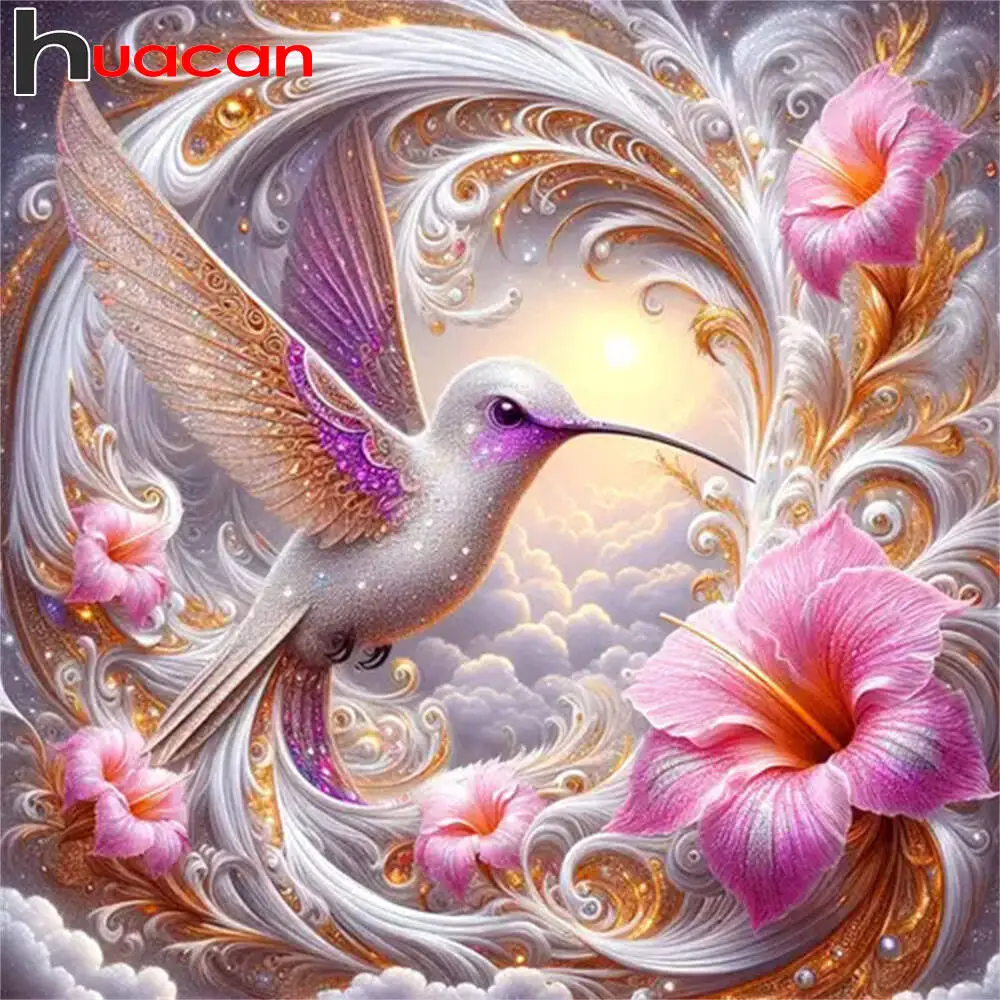 Huacan 2025, neue Kollektion, Diamant-Gemälde, Delphin, Himmel, Diamant-Stickerei, Meer, Sonnenuntergang, Mosaik, Kunst, Dekoration, Gemälde