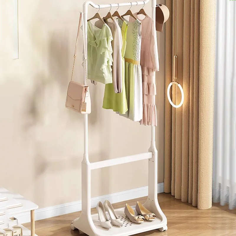 Wall Coat Rack Hanging Clothes Hanger Vishakers Furniture Steel Shelf Stand Shoe Aesthetic Room System Perchero Bedroom Home