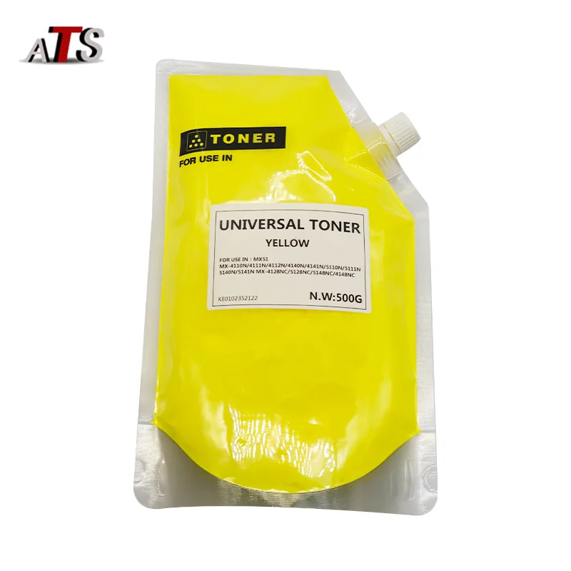 MX51 Toner for Sharp MX-4110N 4111 4112 4140 4141 5110 5111 5140 5141 MX 4128 4148 5128 5148 Color Refill Toner Powder 500g/bag