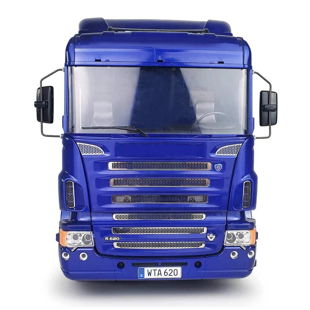 Simulierte Dekorationswerkzeuge im Maßstab 1:14, Logo-Aufkleber, rutschfeste Platten, Ansauggitter, Türscharnier für Tamiya LKW-Traktor, DIY-Teile – Detail 9