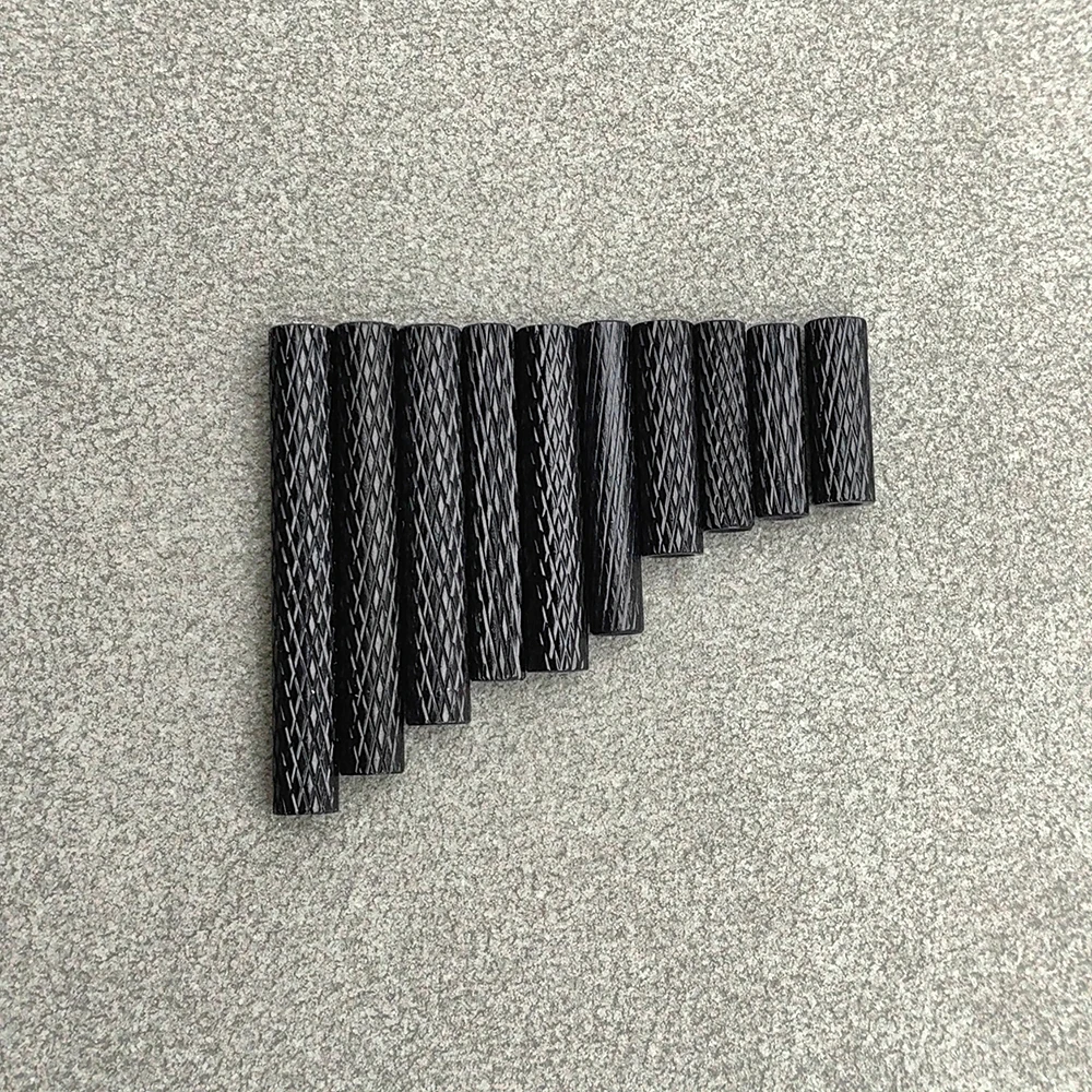 20 pz M2 standoff distanziale pilastro zigrinato in alluminio D3.5mm/D4mm nero per FPV RC drone per parti del telaio FPV