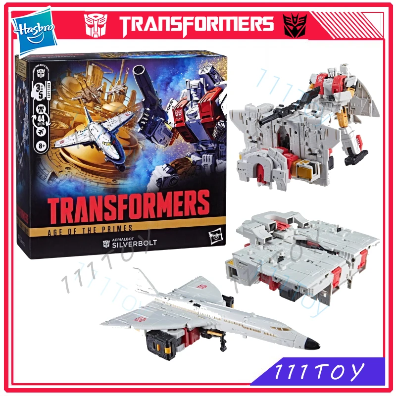 

In Stock Hasbro Transformers Classic Toys Age Of The Primes Aerialbot Silverbolt Action Figure Robot Toy Collect Gifts Hobbies