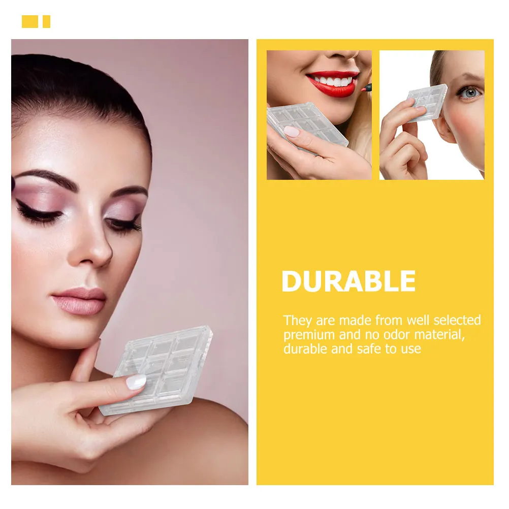 

3Pcs Magnetic Design Eyeshadow Tray for Easy Carry and Safe Use in Purse Or Pocket Eyeshadow Holder Blusher Box