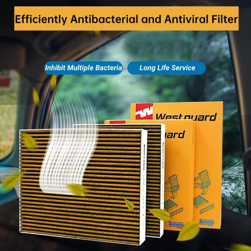 لمازدا CX-7 CX7 2009-2013 2.2 2.5 ، 2006-2014 2.3 WESTGUARD المقصورة فلتر الهواء مكيف الهواء سيارة تجديد اكسسوارات السيارات #2