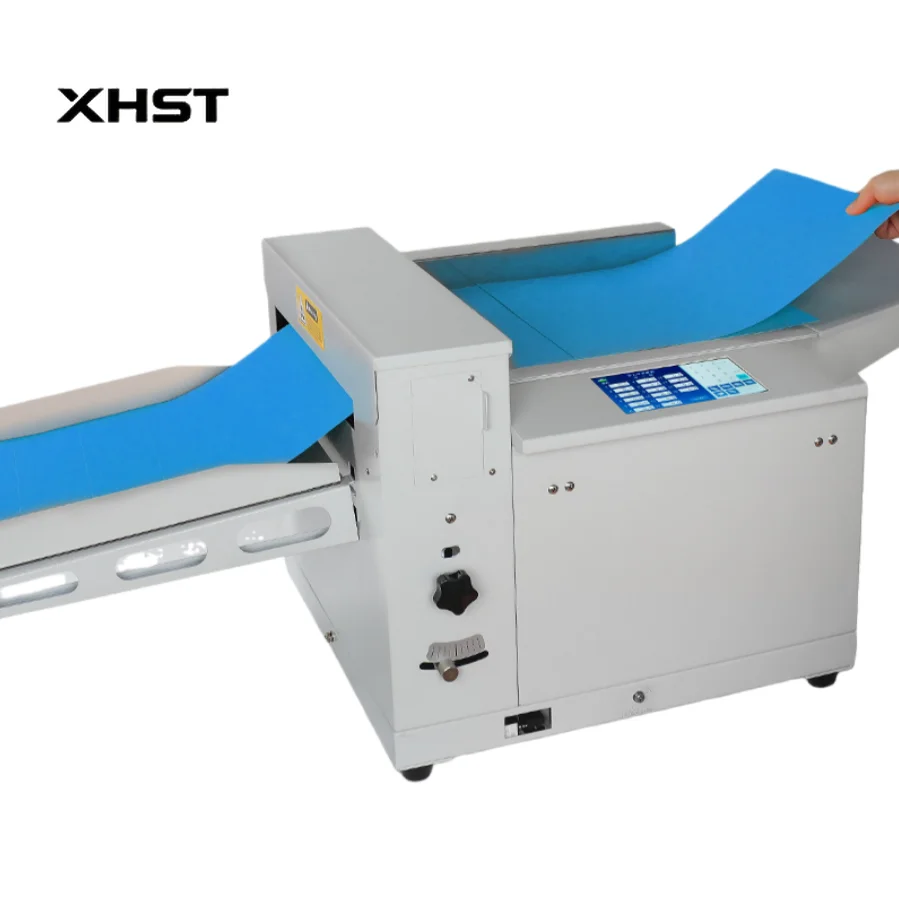 

Desktop Touch Screen Operation Digital 330mm Paper Creasing Machine for Boutique and Retail Packaging