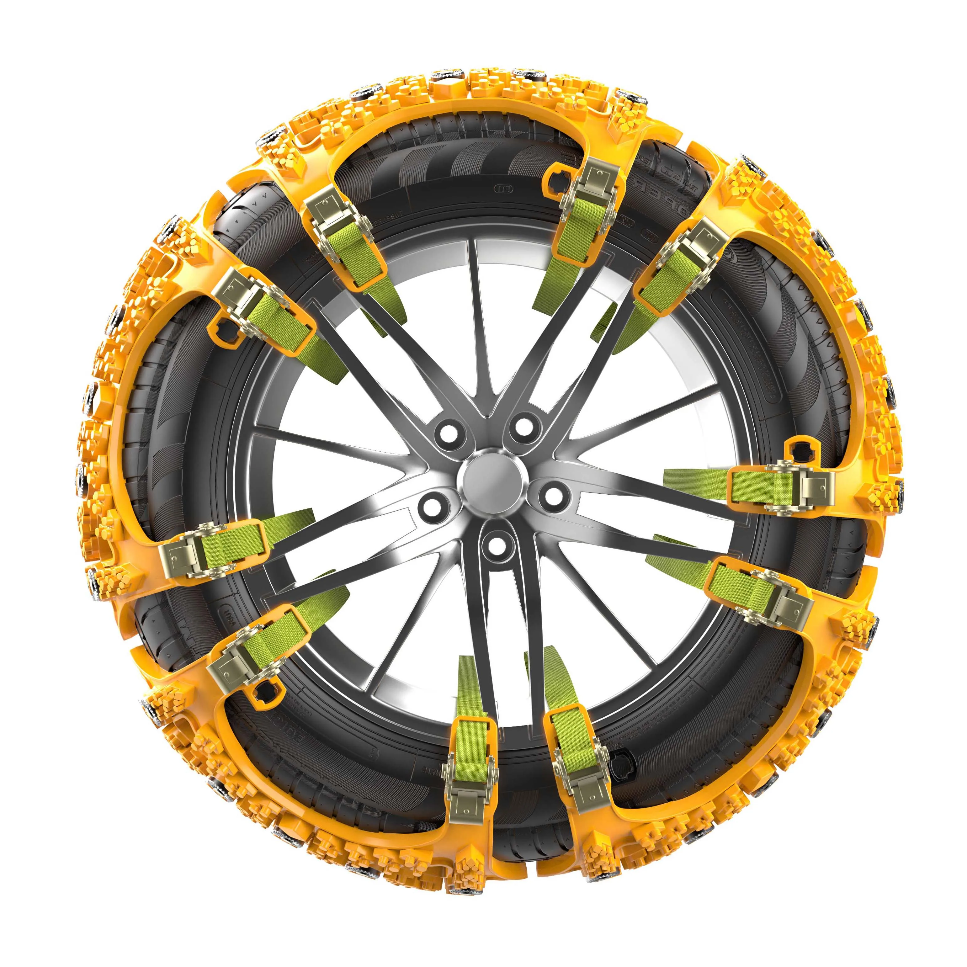 TPU Low Temperature Resistant Thickened Tendon Anti-Skid Wheel Chain that Breaks Ice and Prevents Skidding No Damage to Tires