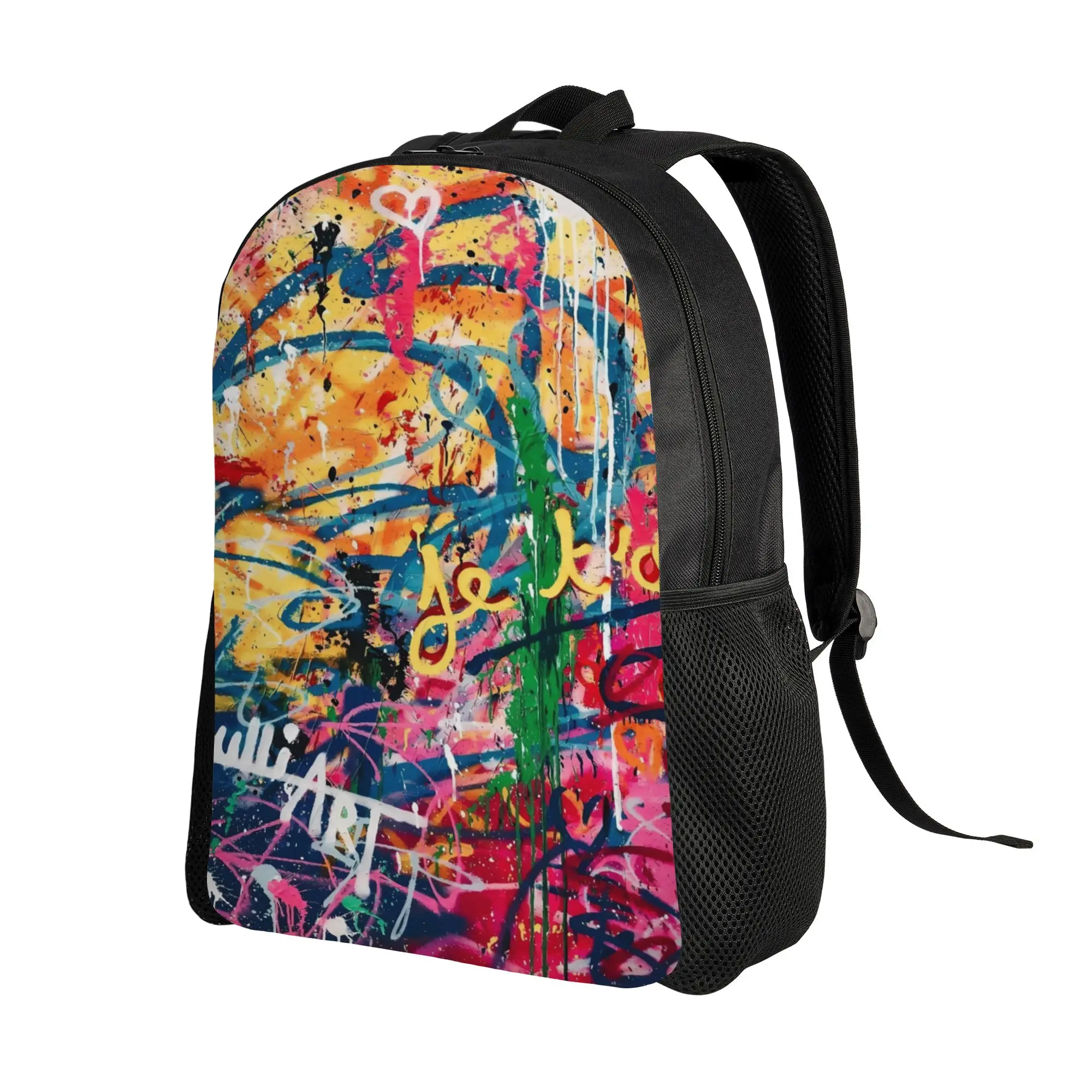 Graffiti Thin Sketch Anime Backpack  Trekking Backpacks Teen Custom Pattern School Bags Fashion Rucksack