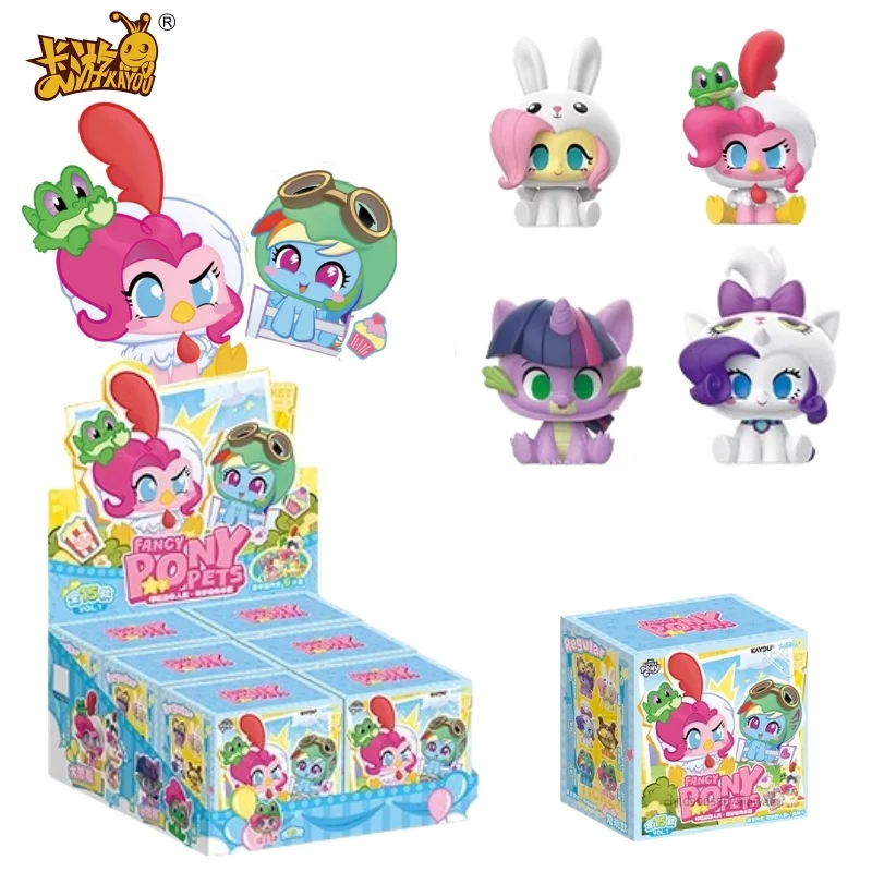 

KAYOU My Little Pony Card Series Click Мини-куклы из натуральной аниме Периферийные устройства Детский праздничный подарок