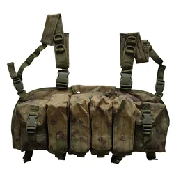 Hunting FG Camo Tactical AK Vest Airsoft Ammo Chest Rig AR AK 47 Magazine Carrier Military Army Vest Molle Shooting Accessories