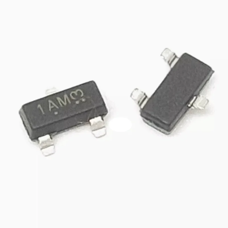50pcs-1000pcs  MMBT3904LT1G  MMBT3904 Silk screen printing 1AM SOT-23 40V 200mA NPN transistor transistor