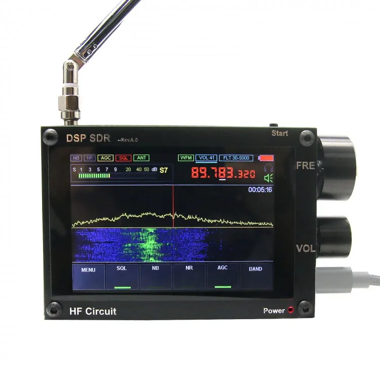 

Thicker 3.5" 400Mhz-2Ghz Malachite DSP SDR Receiver Malachite-DSP1 SDR Shortwave Radio Receiver Nice Sound