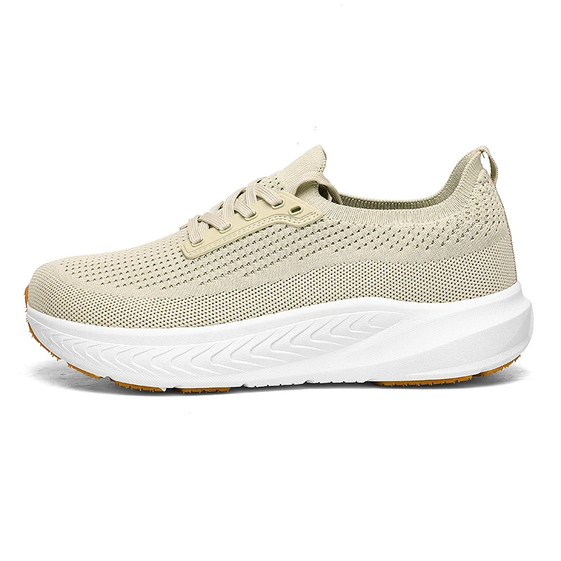 2025 جديد المشي أحذية للمشي للرجال أقدام واسعة حذاء الجري رجل تنفس أحذية رياضية رجالي المضادة للانزلاق حذاء تدريب