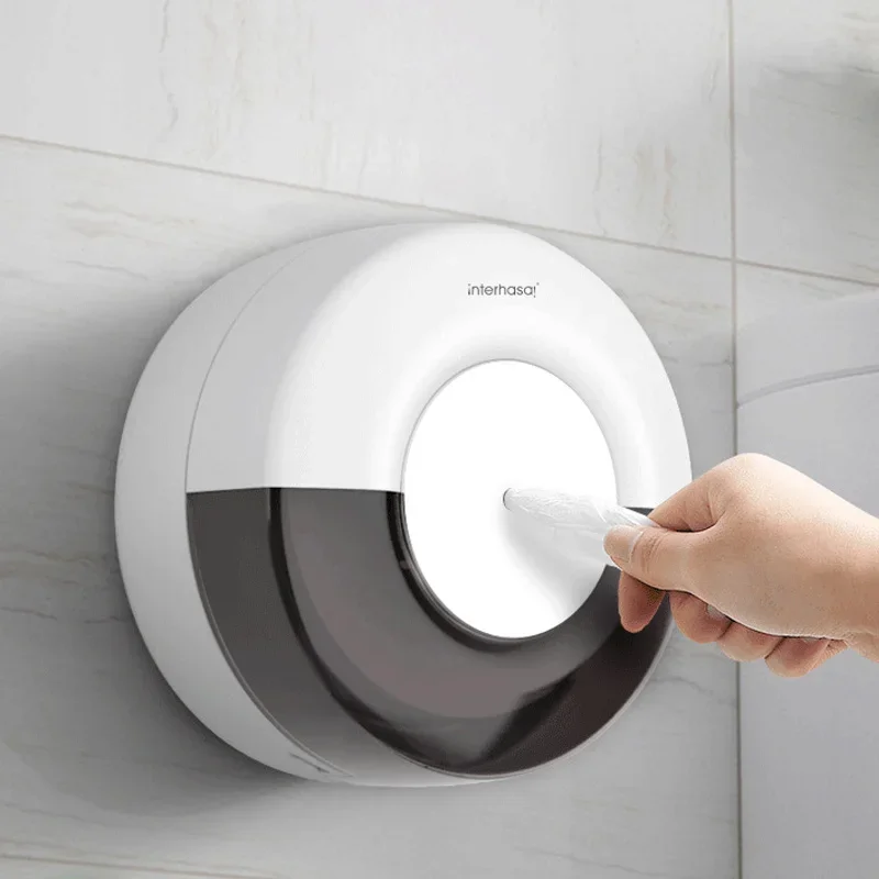 

non perforated tissue box Large capacity paper drawer hotel roll paper rack waterproof center paper drawer bathroom