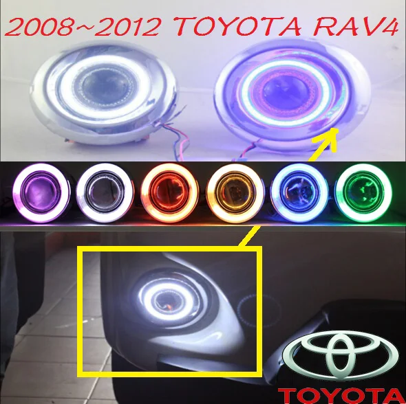 

car bumper RAV 4 headlight for Toyota RAV4 fog projector lens light 2008~2012y car accessories CCFL for RAV4 headlamp