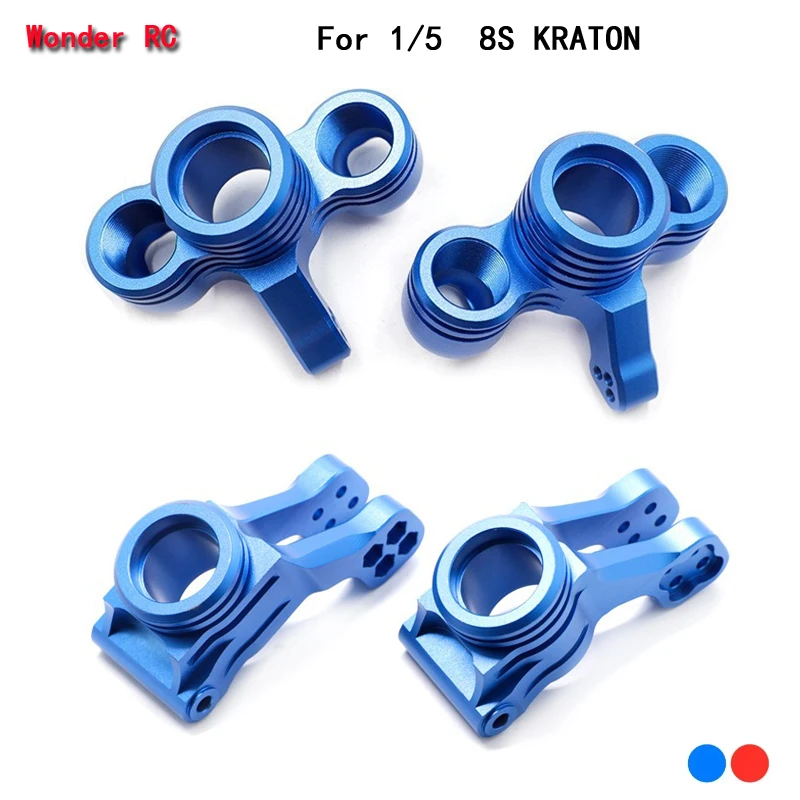 Metall-Lenkbecher und Hinterradnabenträger, Upgrade-Teile für 1/5 KRATON 8S BLX Outcast 8S BLX RC Car
