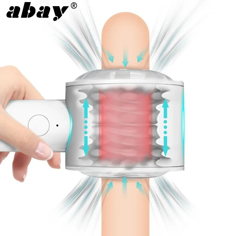 الذكية التلقائي قابل للسحب تجريب كوب الذكور واقعية المهبل حزام دفع سحب تهتز 2 في 1 القضيب مضخة كس لعبة الجنس #5