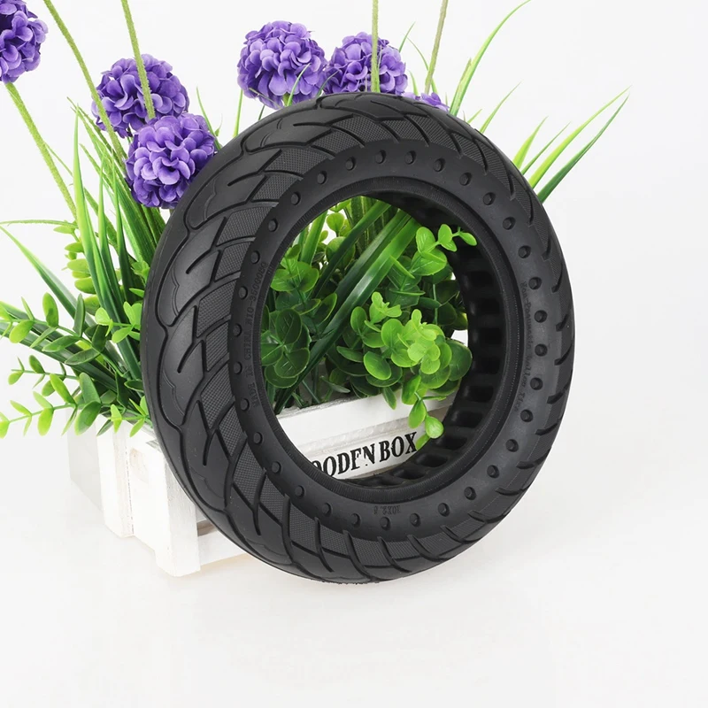 Black 10X2.5 Solid Tire Max G30 G30L Electric Scooter Rubber Shock-Absorbing Explosion-Proof Tire