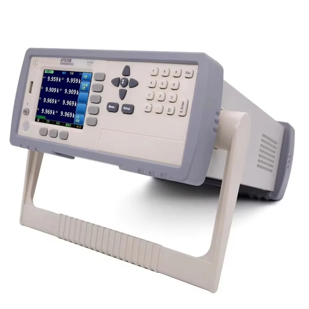 Multi Channel Contact Resistance Tester Megohm Meter Comparator RS-232C 30ms High Speed AT5108