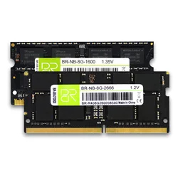 BR DDR4 DDR3 bellek Ram dizüstü 32GB 16GB 8GB 4GB 3200 2666 2400 1600 1333 Sodimm dizüstü bellek