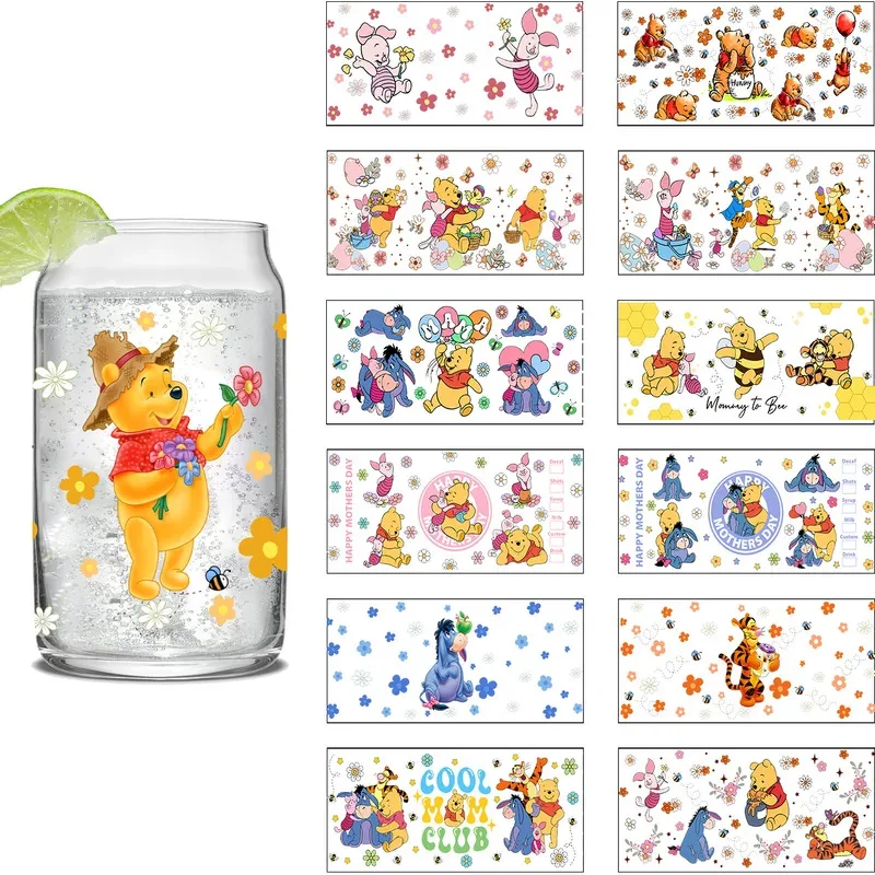 

Kitty cartoon series easy peel waterproof DIY Decals 3D transfers uvdtf stickers 16oz uv dtf cup wraps for Libbey Glasses