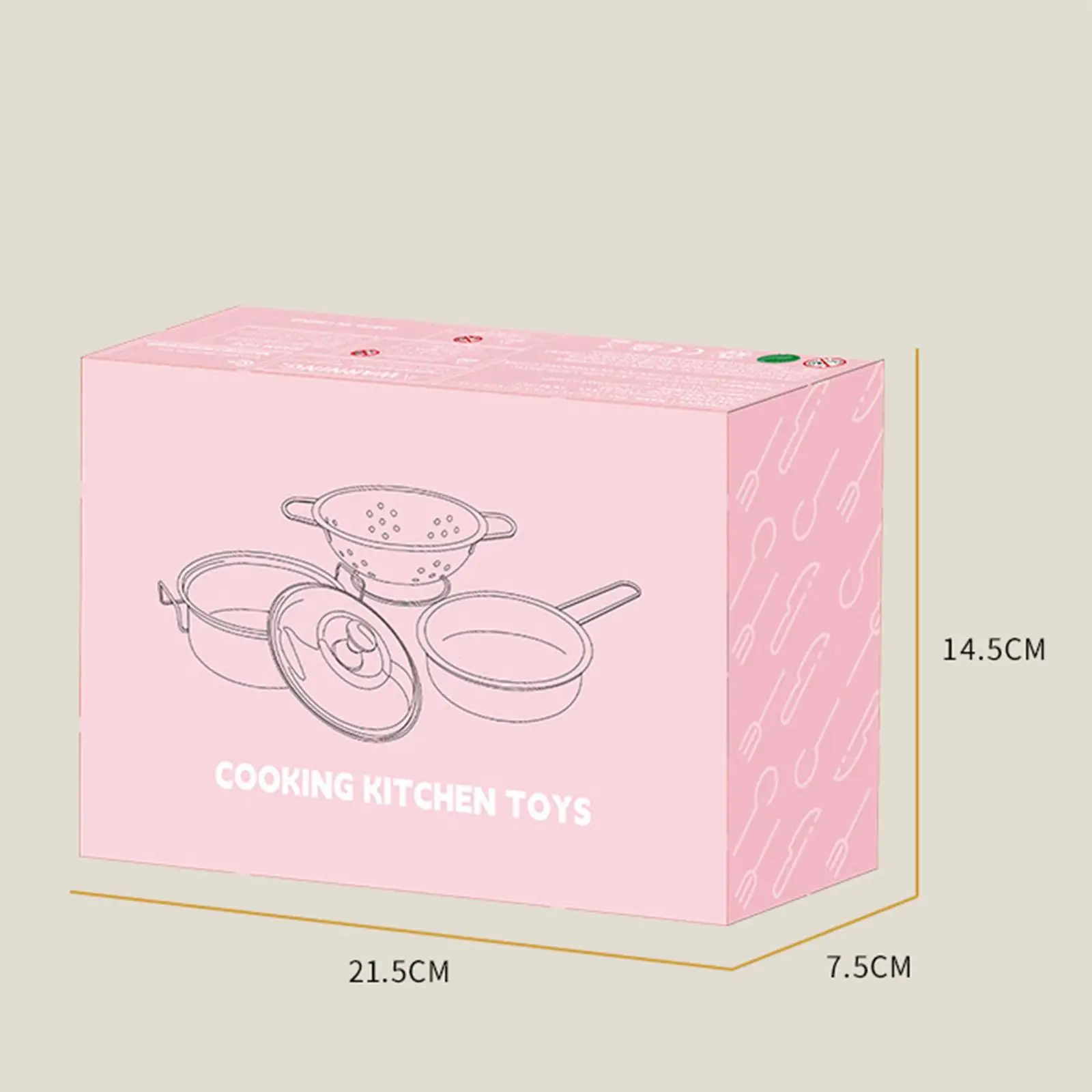 플레이 세트 냄비와 프라이팬 주방 역할 놀이 장난감 어린이 놀이 주방 장난감 재사용 가능