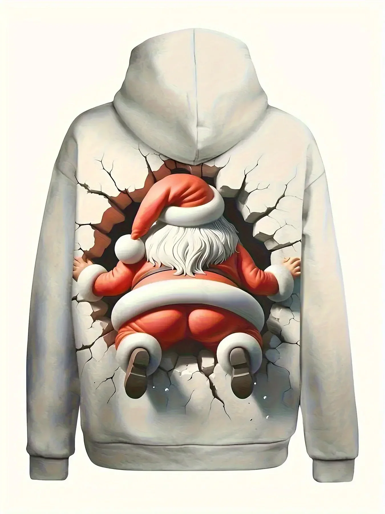 

Men's 3D Printed Hooded Sweatshirt, Christmas Style, Casual Street Style Hoodie